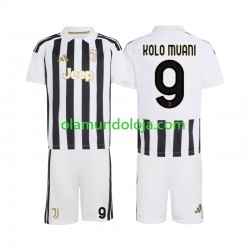 Camisola Juventus Randal Kolo Muani 9 Criança Equipamento Primeiro 2026-2027 Manga Curta